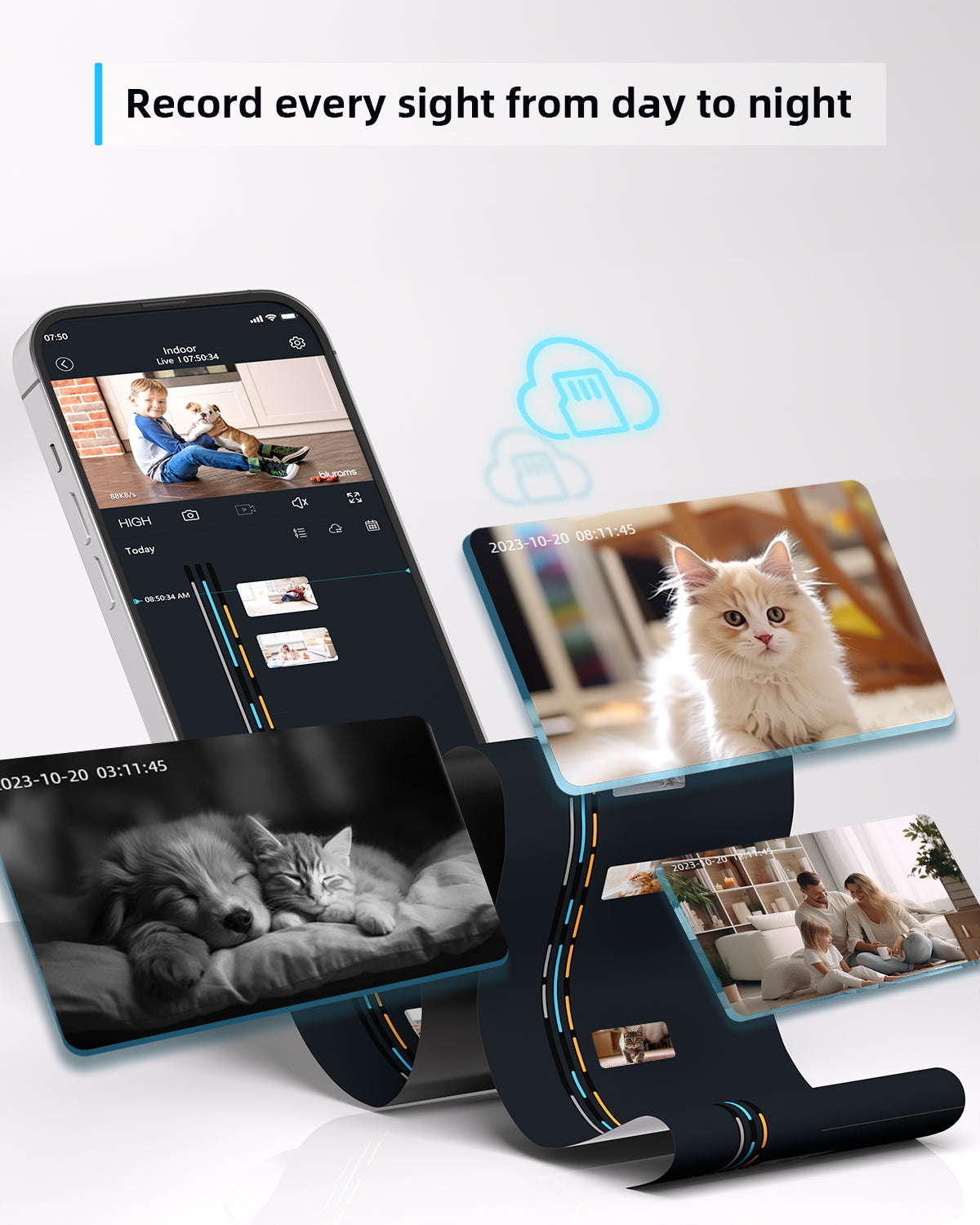 2K Pet Camera with Phone App
