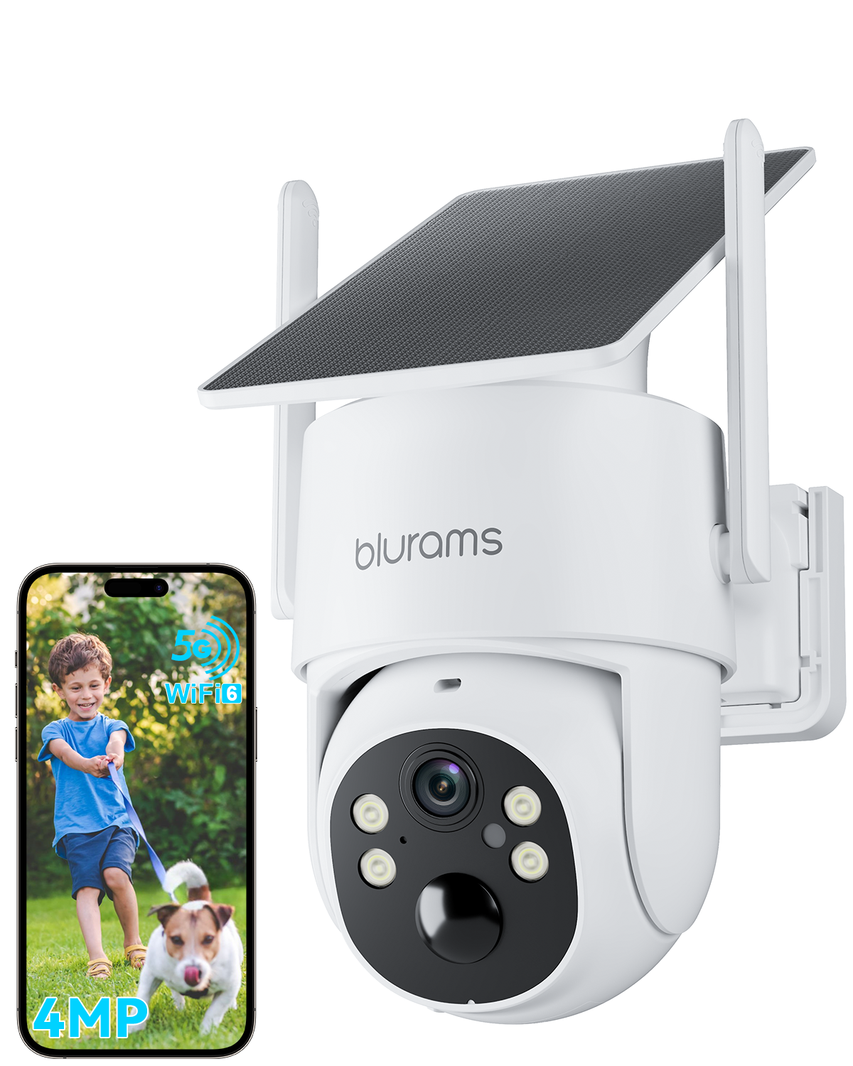 blurams 4MP Pan/Tilt Security Cameras