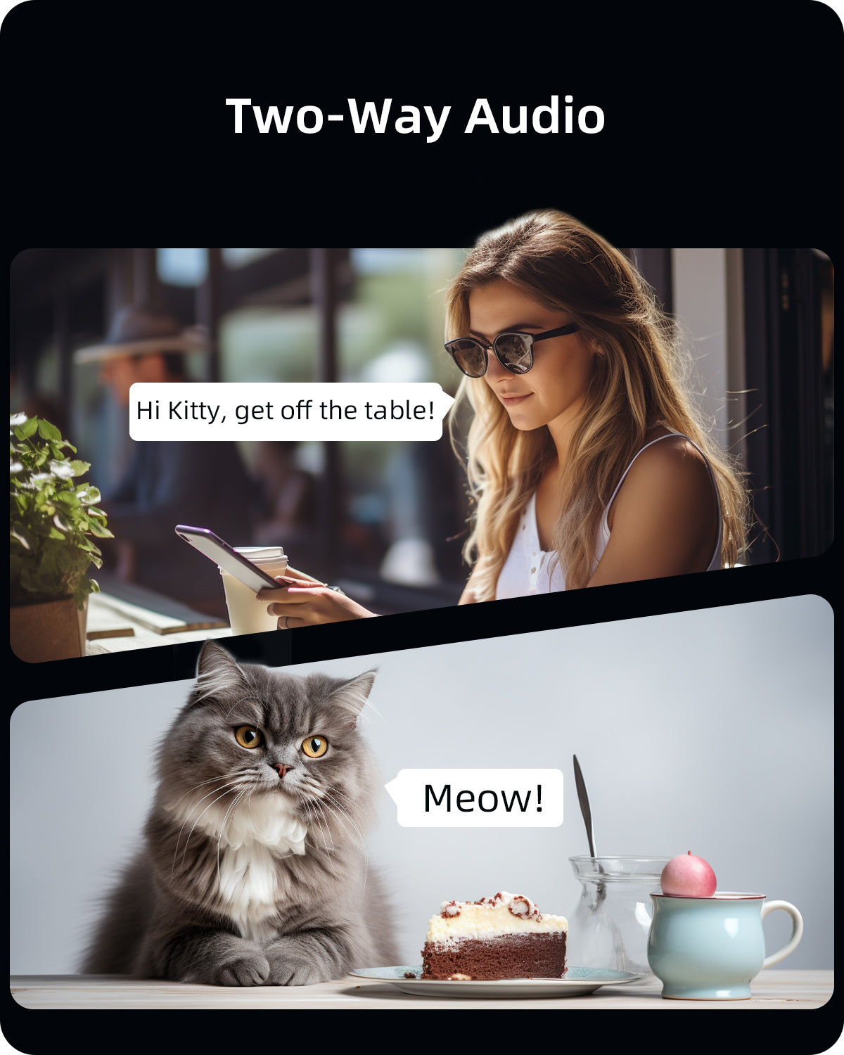 2K Pet 360° Camera