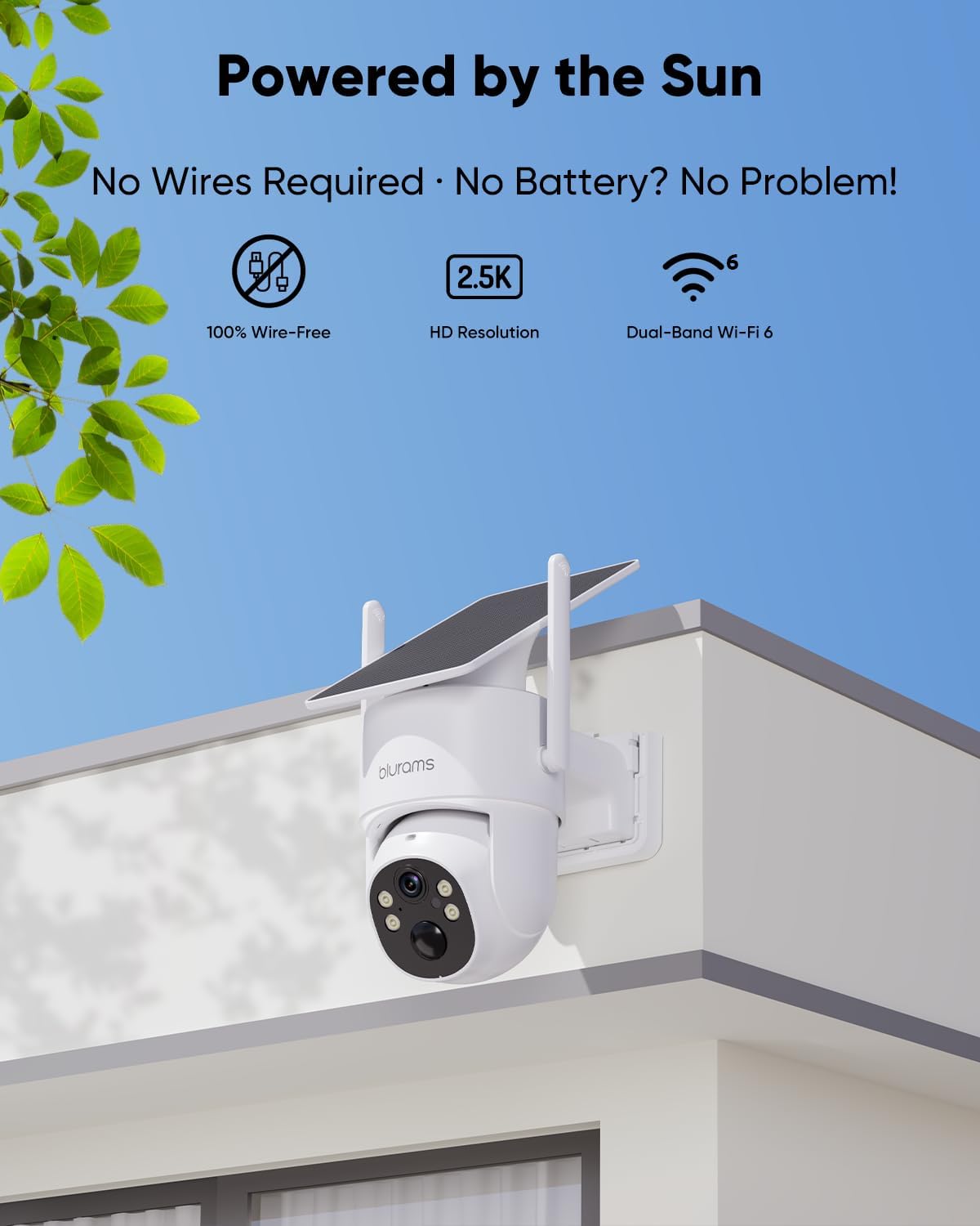 blurams 4MP Pan/Tilt Security Cameras