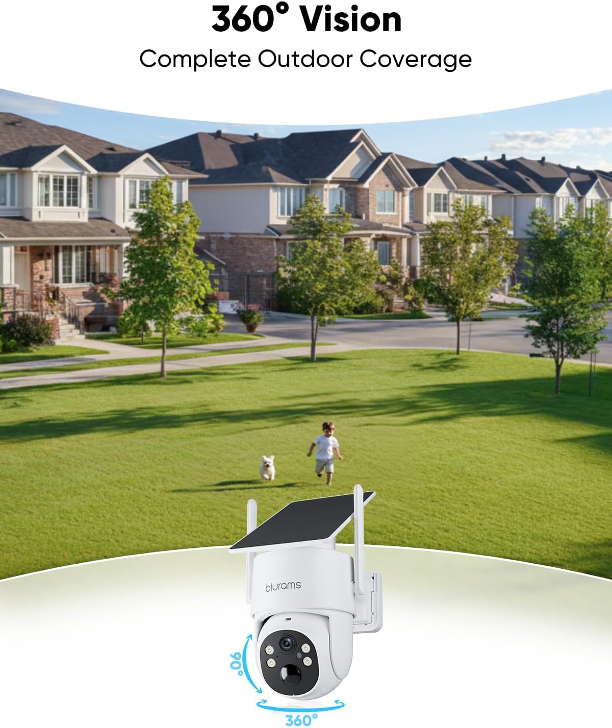 blurams 4MP Pan/Tilt Security Cameras