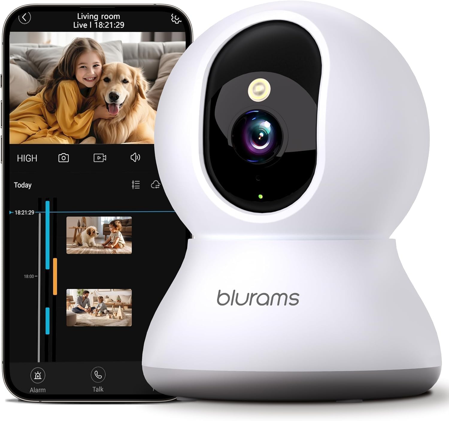 2K Pet Camera with Phone App