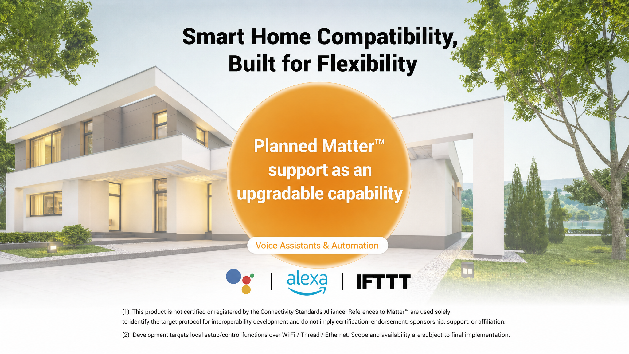 Planned Matter support for Blurams smart home voice assistant and automation compatibility