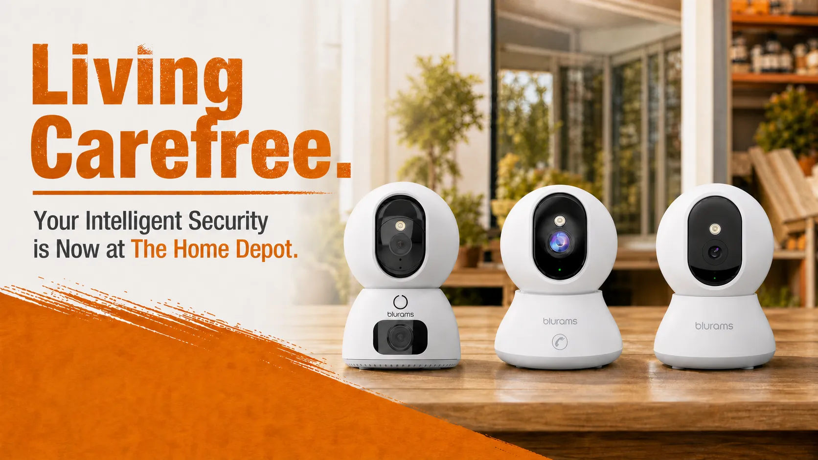 Blurams intelligent security cameras available at The Home Depot