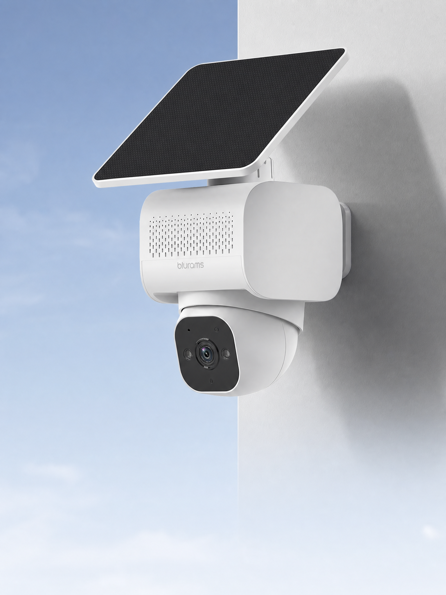 Blurams F20C wireless outdoor security camera with solar panel